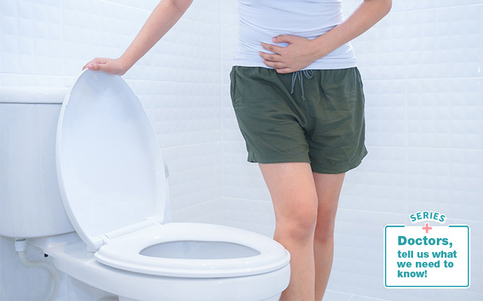 Question to a doctor “There are various causes of constipation. What are the points to be considered?”