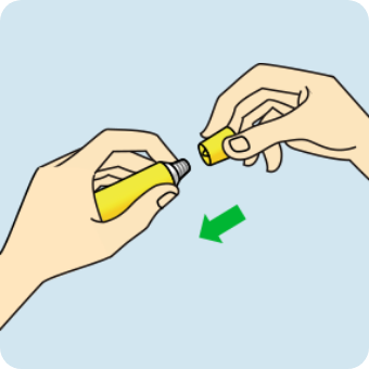 軟膏の使い方step1図