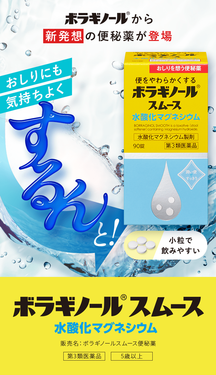 便質改善でラクに出す ボラギノールスムース 水酸化マグネシウム